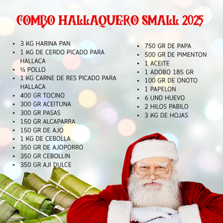 COMBO HALLAQUERO SMALL 2025 (rinde para mas de 60 hallacas )