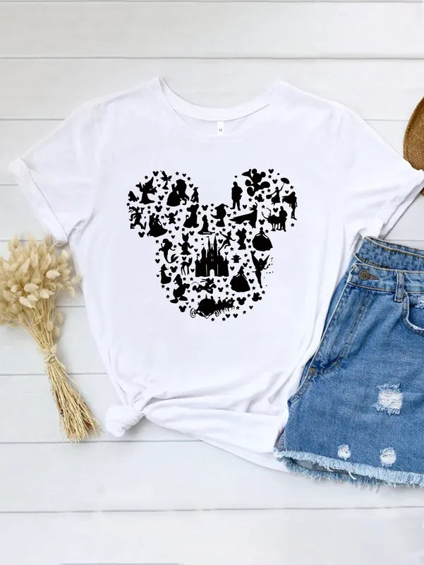 CAMISETA MANGA CORTA PARA DAMA DE POLIESTER TALLA M