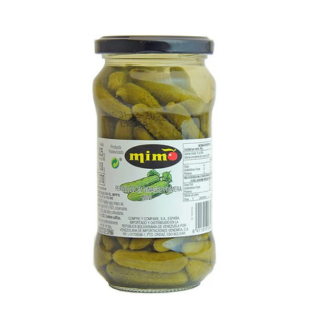 PEPINILLOS ENTEROS MIMO 325 GR