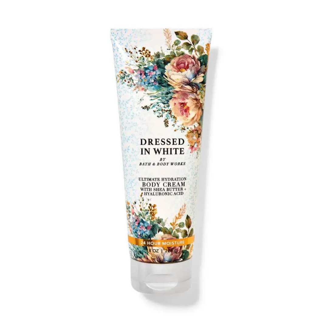 DRESSED IN WHITE CREMA HIDRATANTE BATH AND BODY WORKS