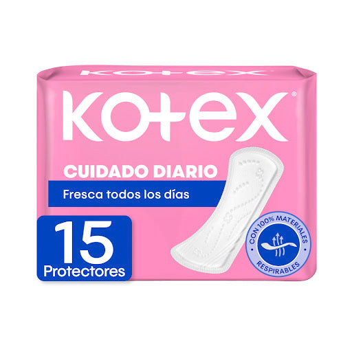 PROTECTORES DIARIOS KOTEX 15 unid