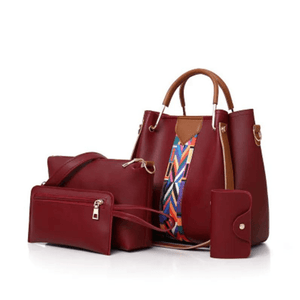 SET DE CARTERA PARA DAMAS 4 PIEZAS