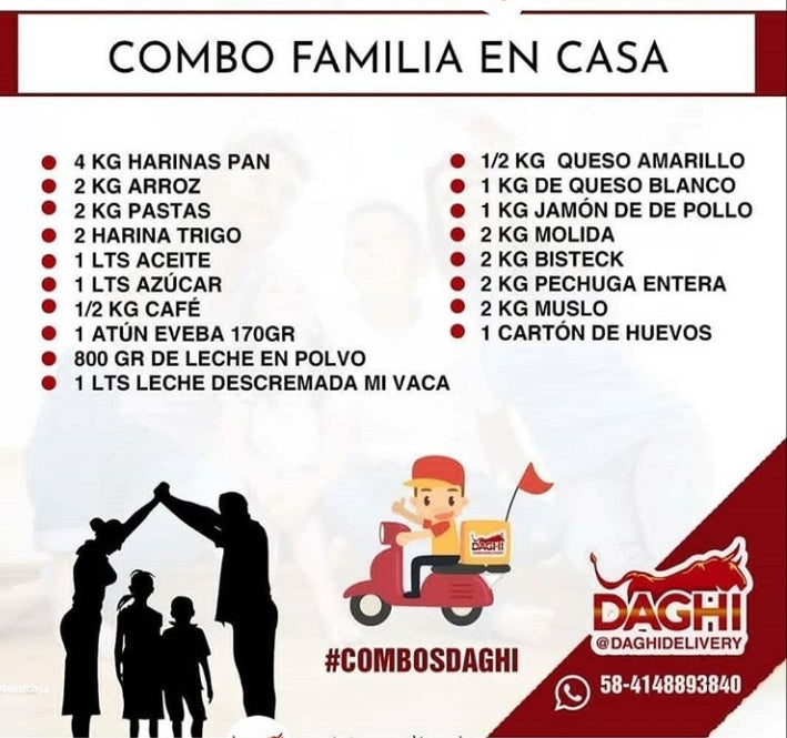 COMBO FAMILIA EN CASA
